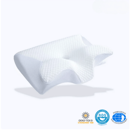 CloudNest™ Premium Relief Pillow with ergonomic design for sleep comfort and support.